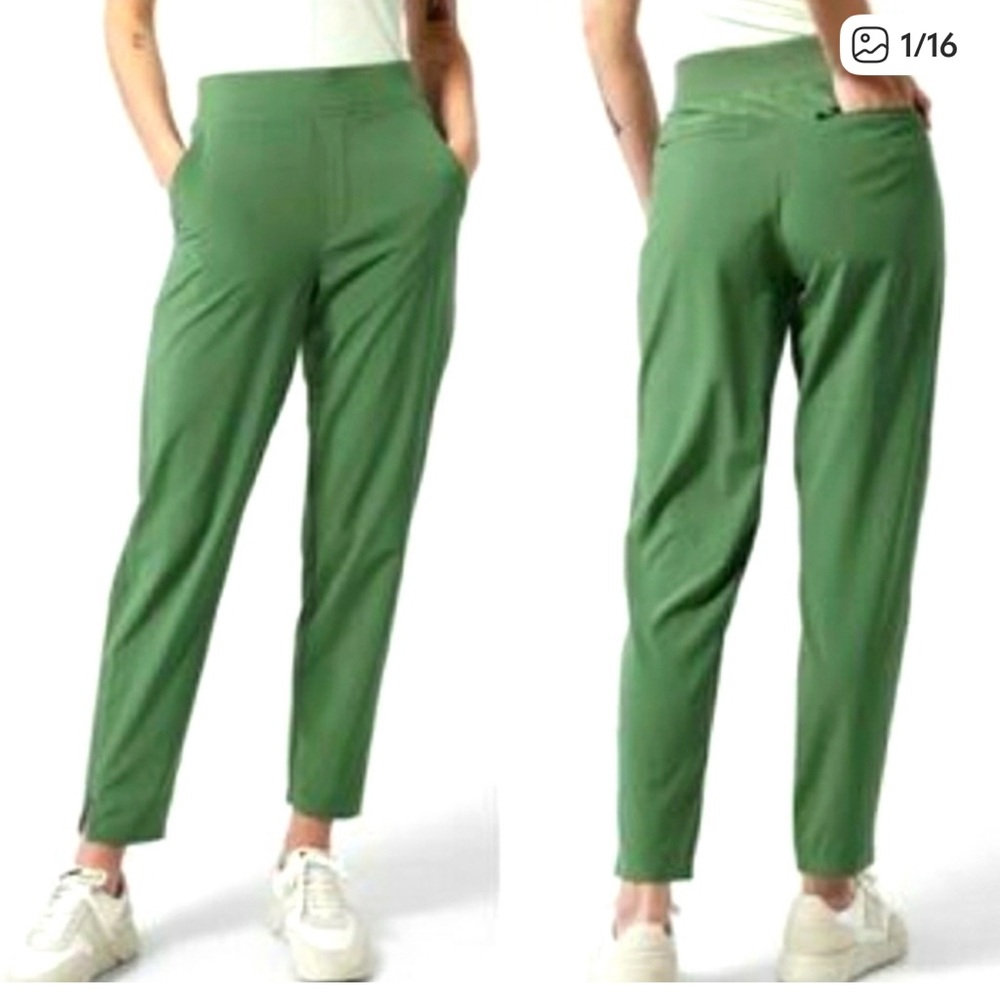 Athleta Brooklyn Ankle Pant in Green, Size 4, like new